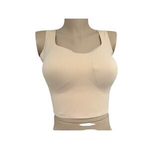 SKIMS Naked Scoop Longline Bralette Size L/XL Sand/Nude